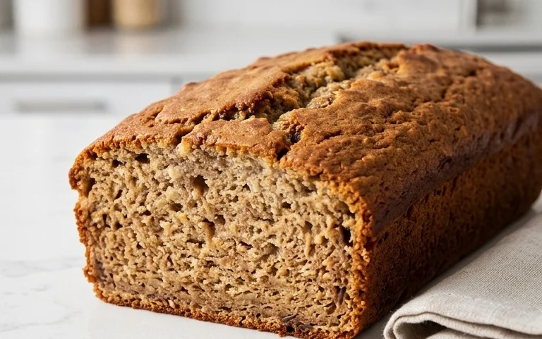 Healthy 5-Ingredient Flourless Banana Bread