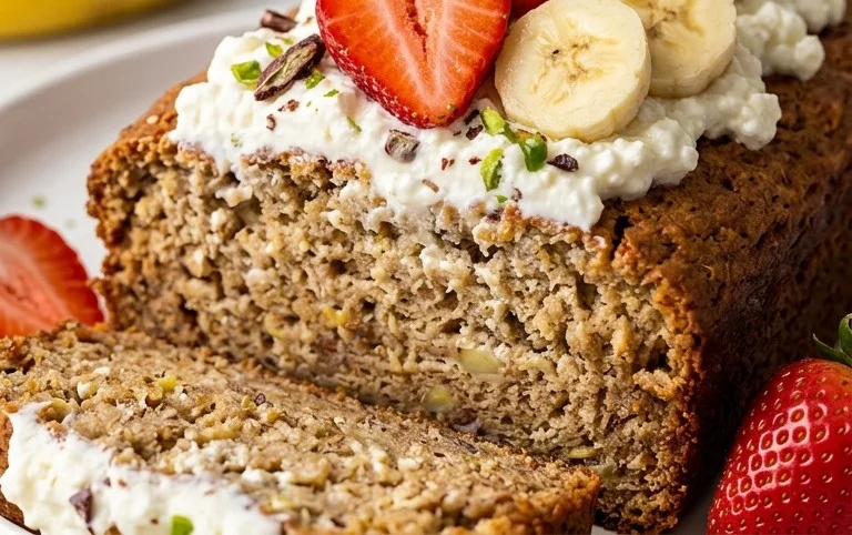 Cottage Cheese Banana Bread