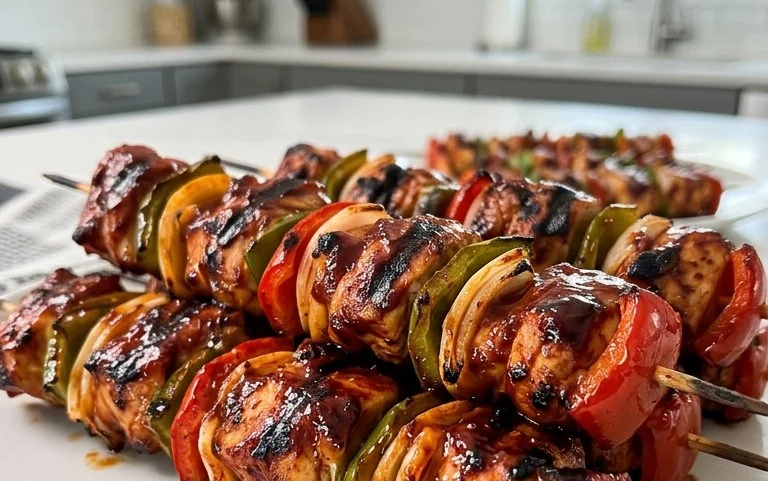 Mexican Barbecue Chicken Skewers