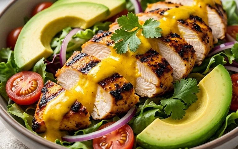 Peruvian Grilled Chicken Salad