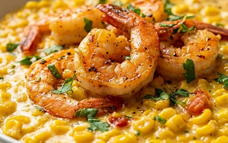 Shrimp and Creamed Corn (30 Minutes, One-Pan)