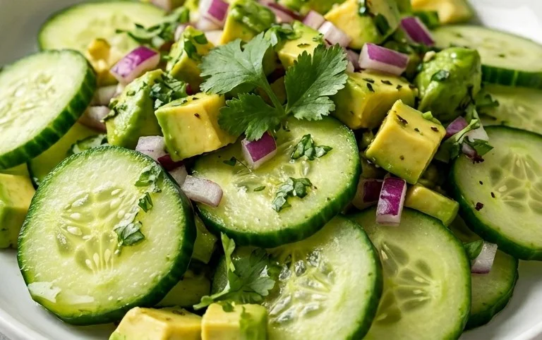 Cucumber Avocado Salad
