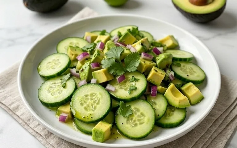 Cucumber Avocado Salad