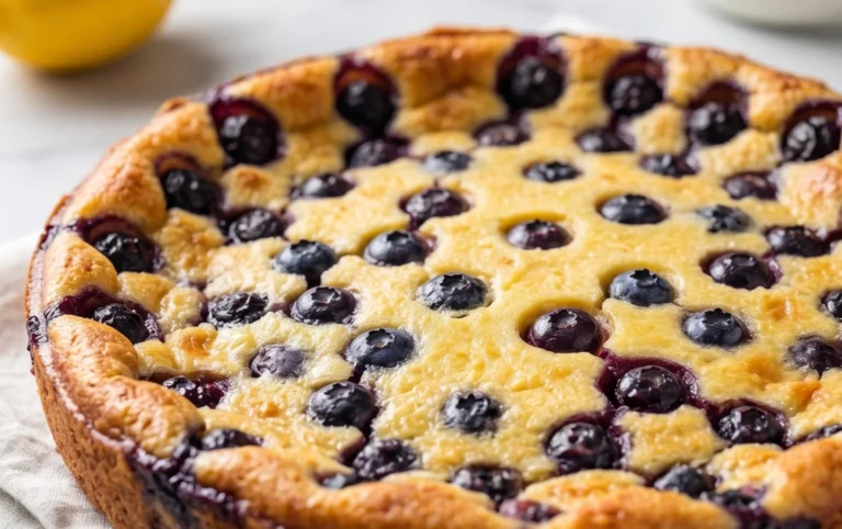 Lemon Blueberry Clafoutis