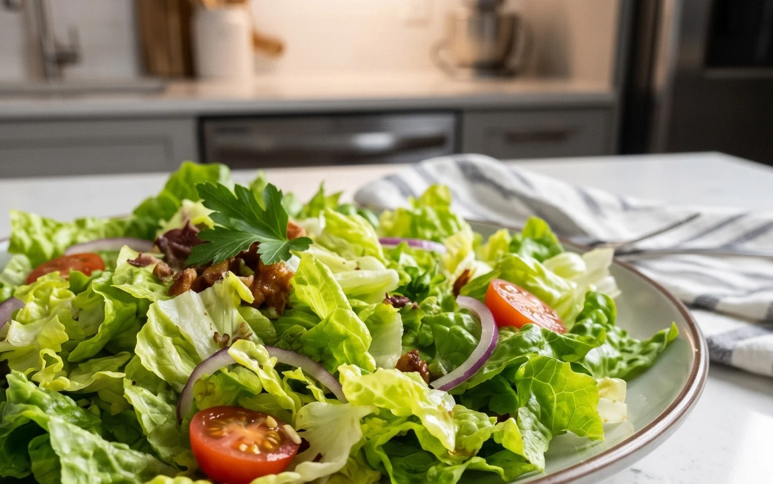 Maroulosalata (Greek Lettuce Salad)