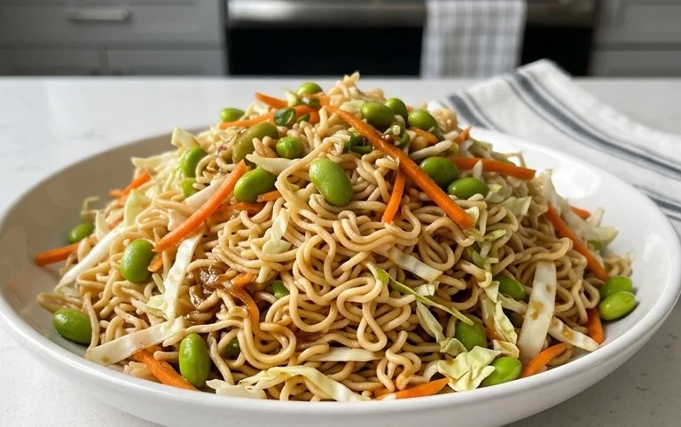 Crunchy Asian Ramen Noodle Salad Recipe