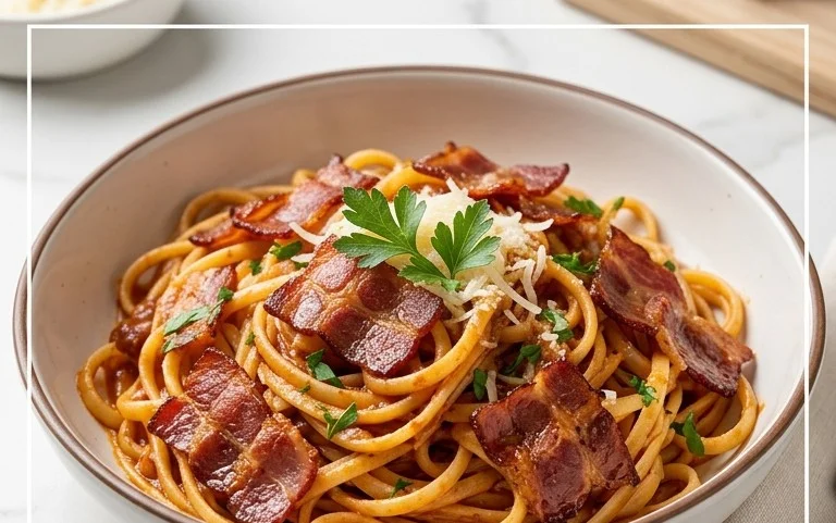 Beef Bacon Pasta