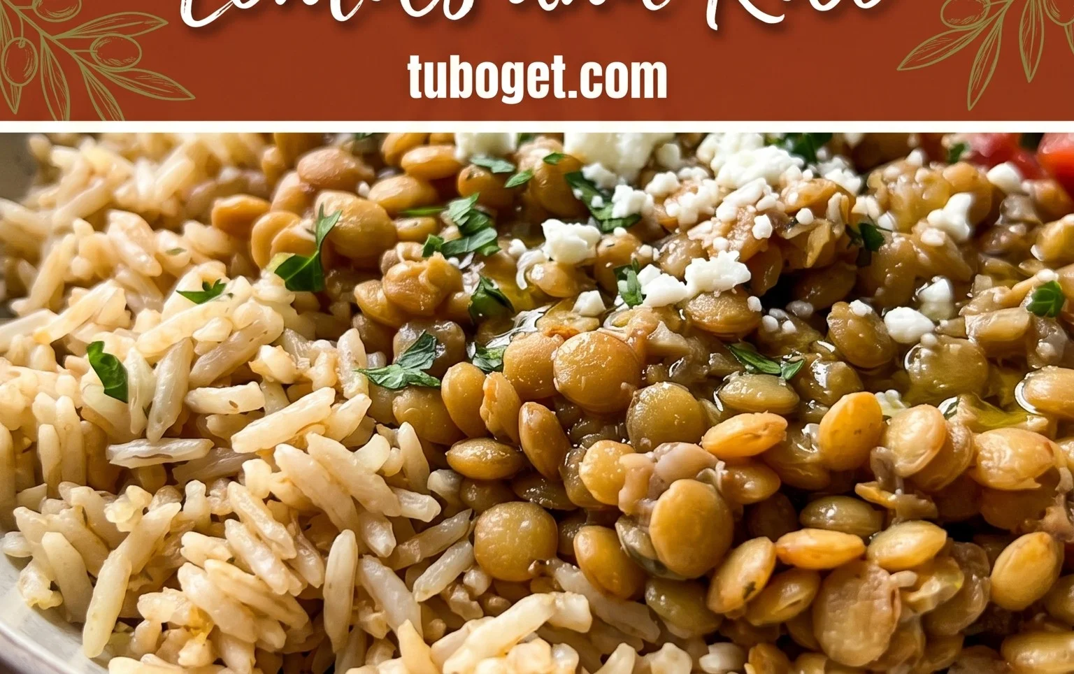 Easy Mediterranean Lentils and Rice