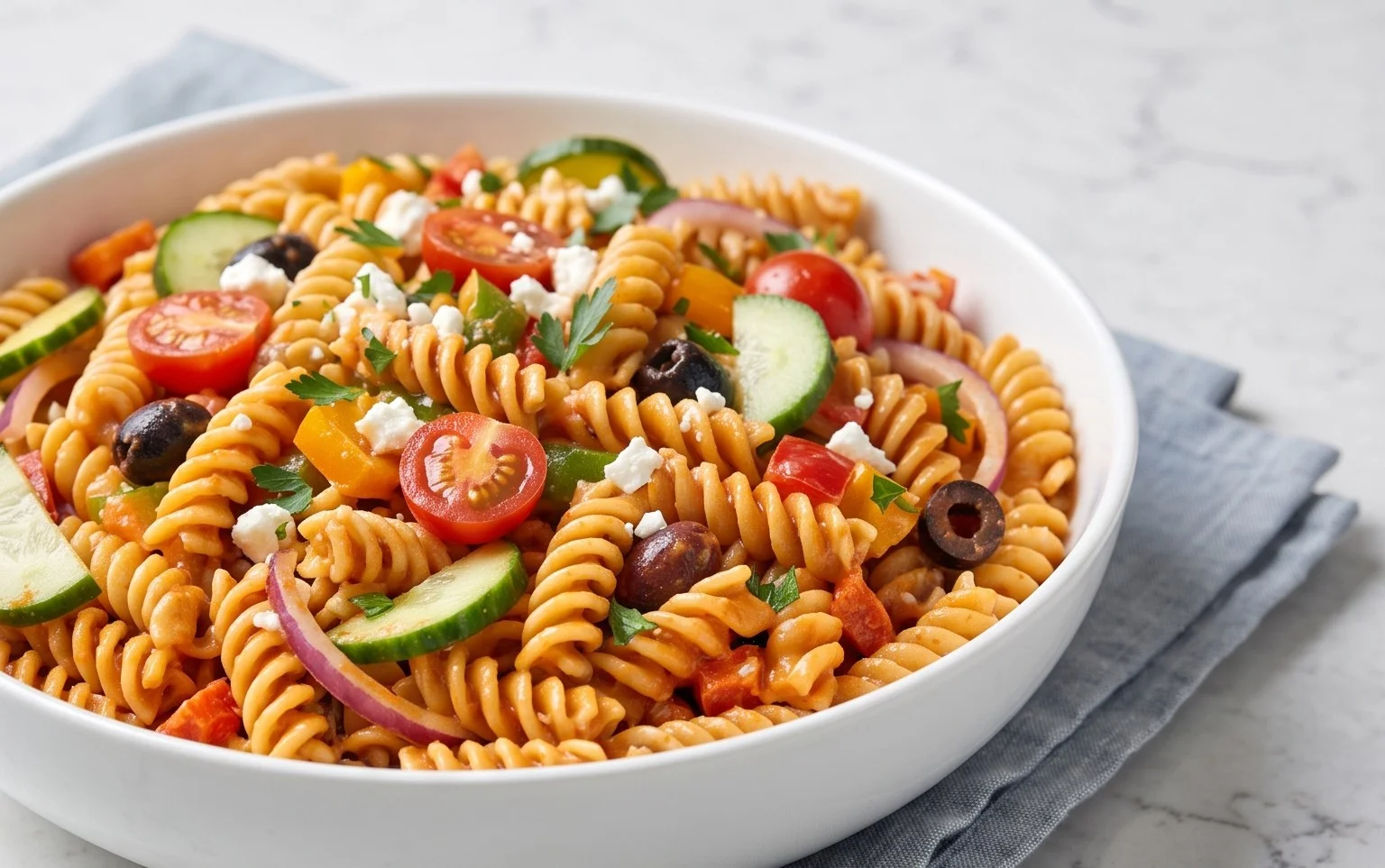 French Dressing Pasta Salad
