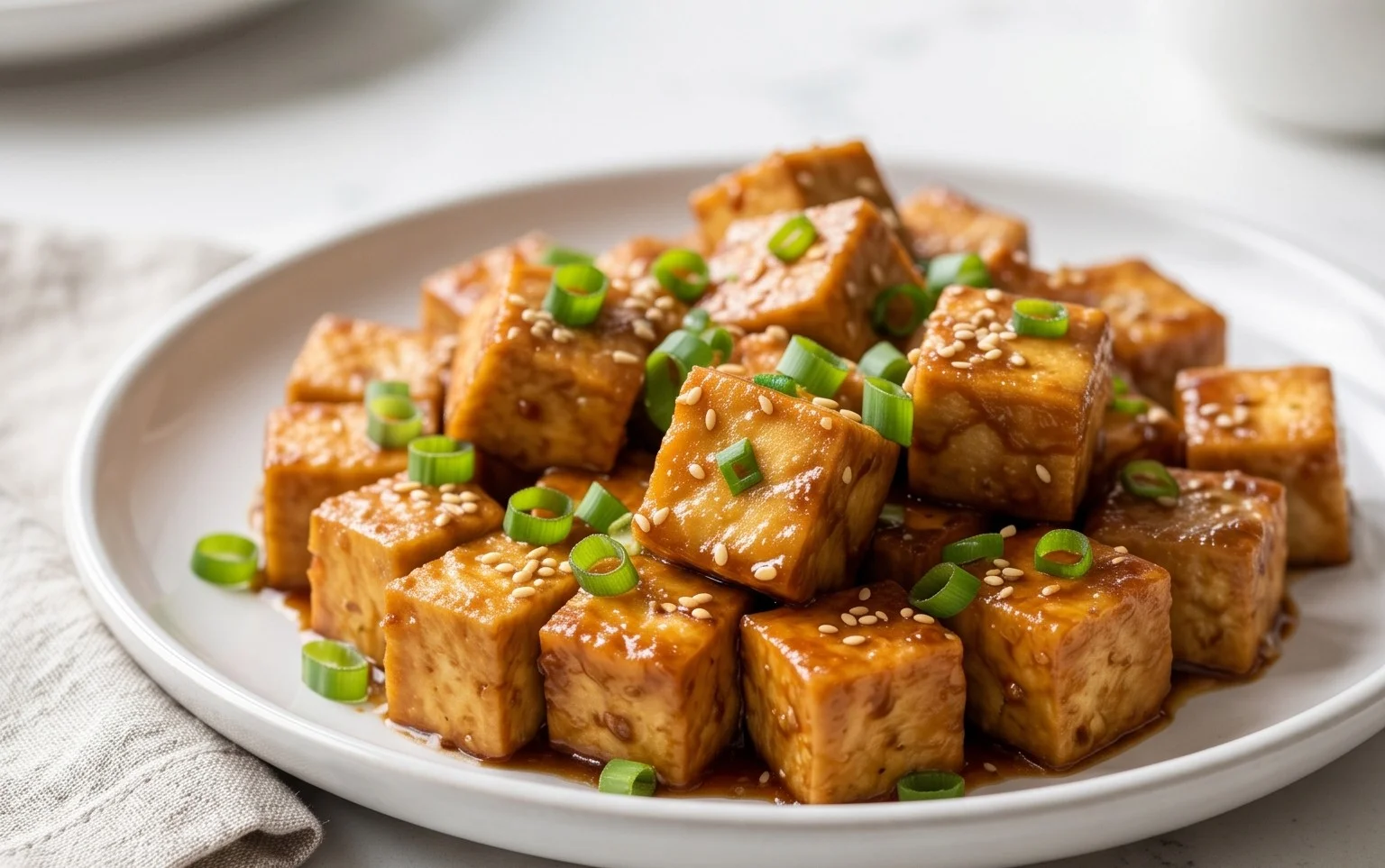 Honey Garlic Tofu