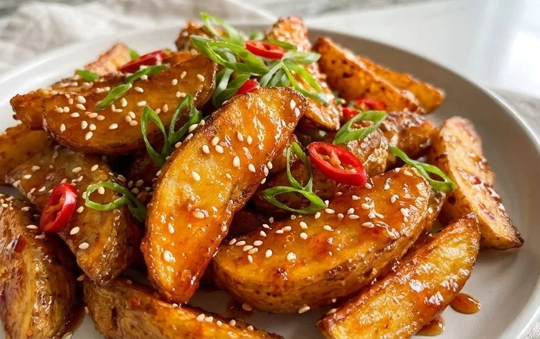 Crispy Honey Chilli Potatoes