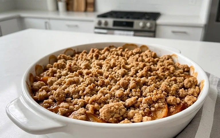 Healthy Breakfast Apple Crum extractble