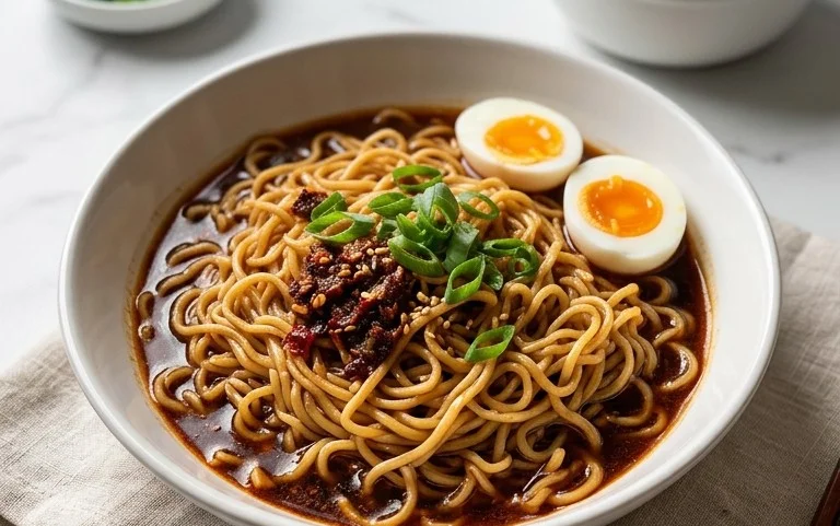 Easy Saucy Ramen Noodles