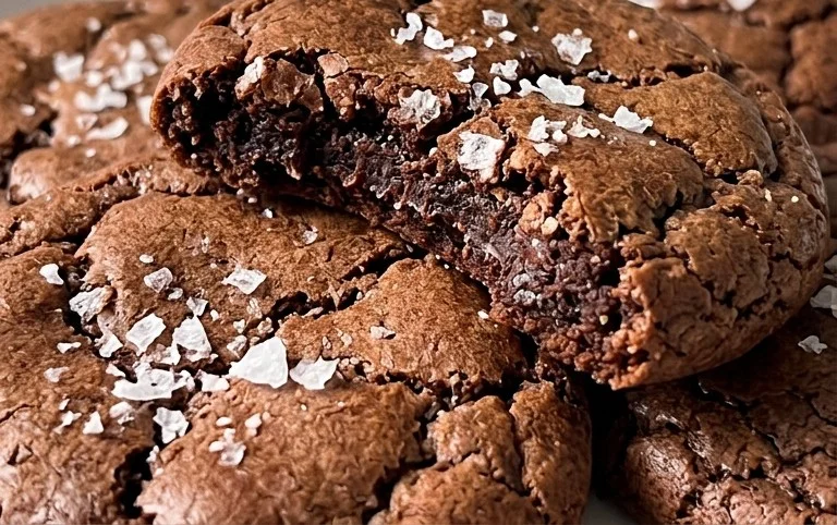 Salted Brownie Cookies
