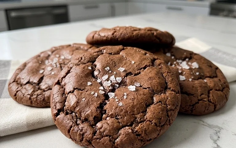Salted Brownie Cookies