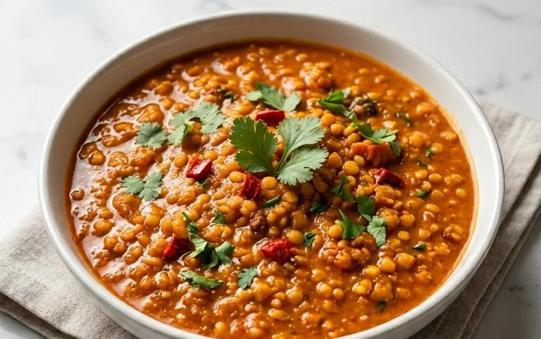 Spicy Red Lentil Curry