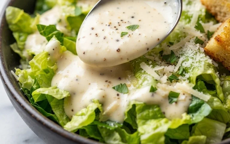 Caesar Salad Dressing (Classic, Creamy & 5 Minutes) 🥗