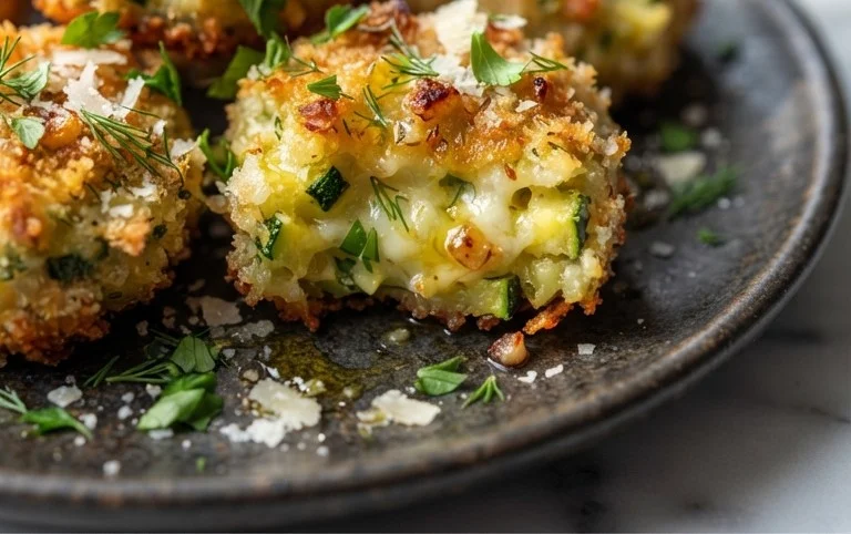 Zucchini Garlic Bites