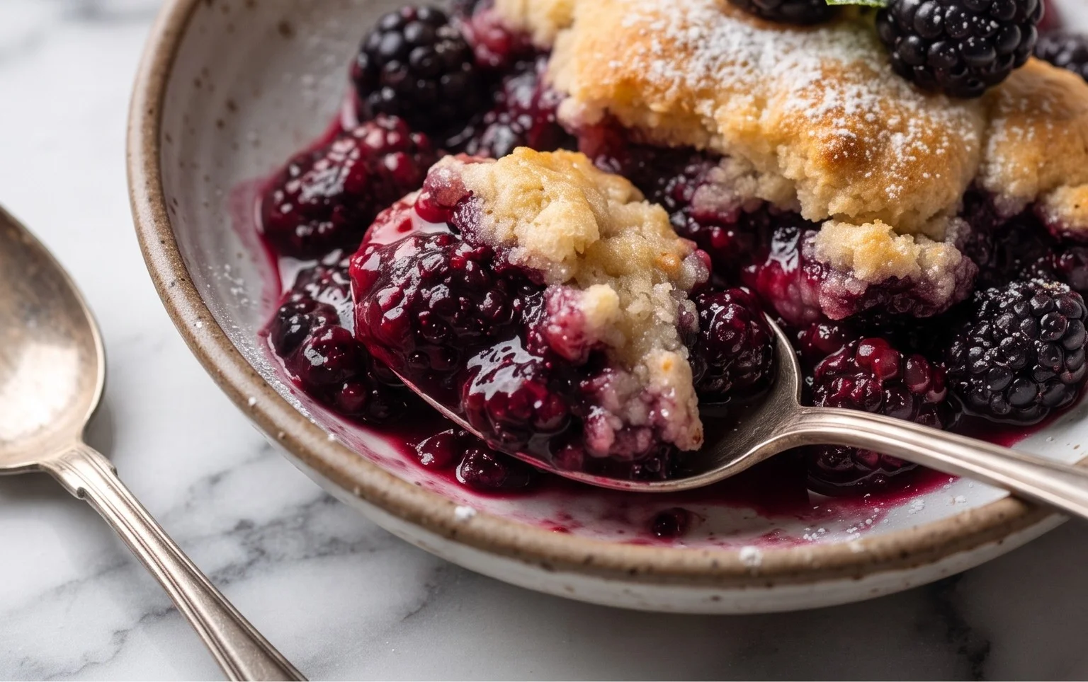 The Pioneer Women's Blackberry Cobbler