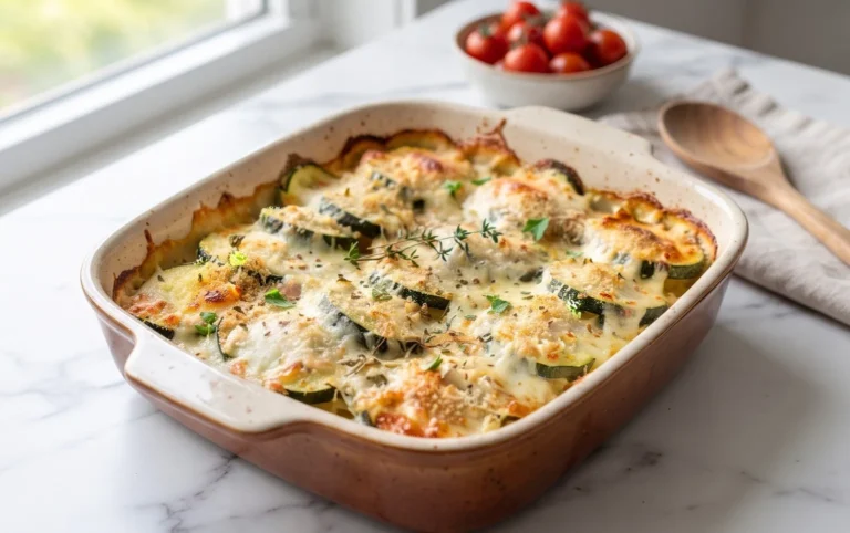 Baked Zucchini and Cheese