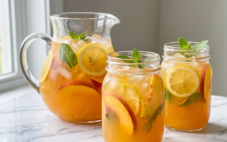 Refreshing Peach Lemonade