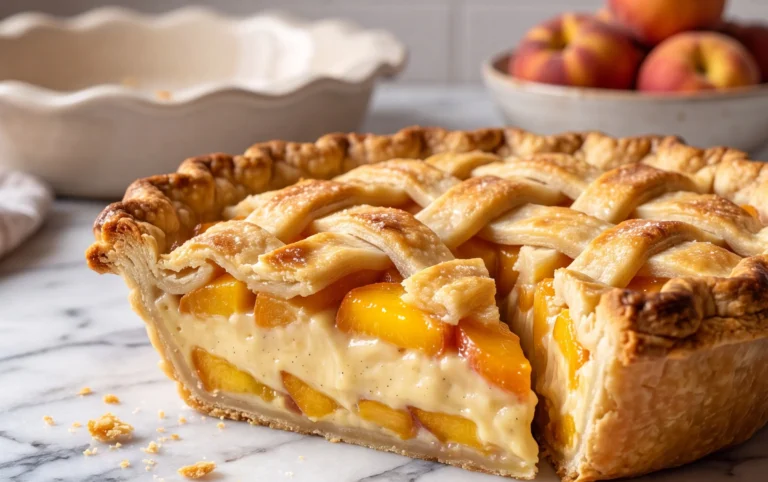 Peaches and Cream Pie