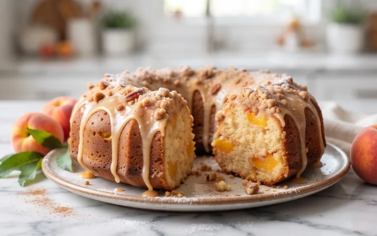 Peach Cobbler Pound Cake
