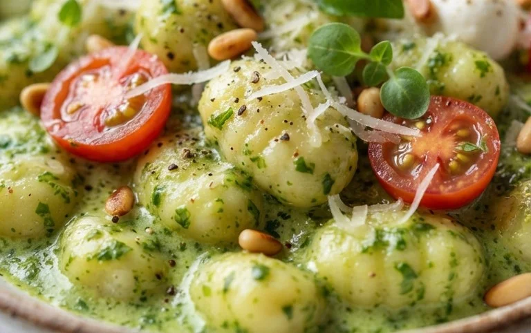 Creamy Pesto Gnocchi