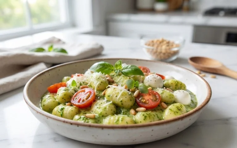 Creamy Pesto Gnocchi