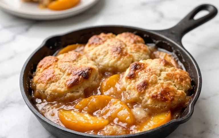 The Easiest Southern Peach Cobbler