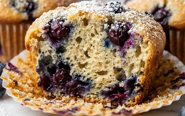 Homemade Blueberry Muffins