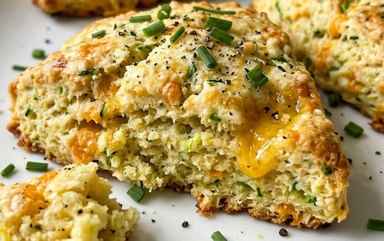 Zucchini Cheddar Scones
