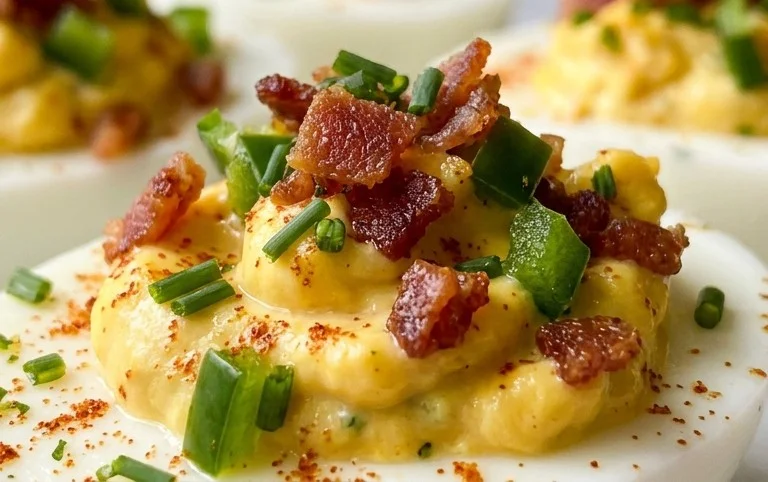 Jalapeno Popper Deviled Eggs