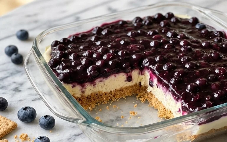 No-Bake Blueberry Yum Yum