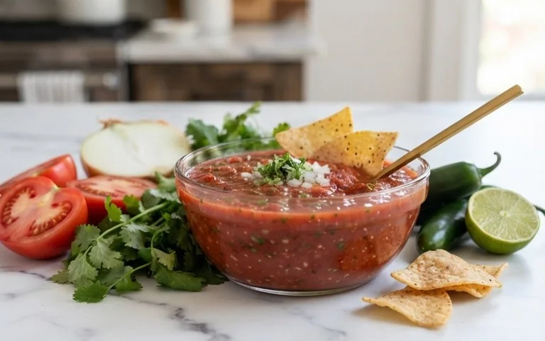 Blender Salsa (Restaurant Style Salsa)