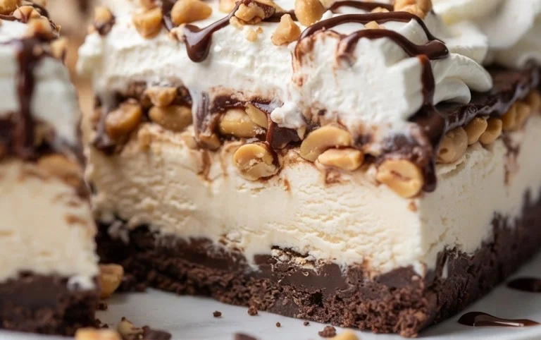 Buster Bar Ice Cream Cake