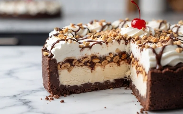 Buster Bar Ice Cream Cake