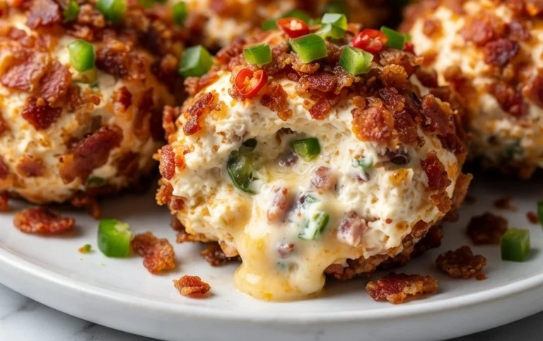 Beef Bacon Jalapeño Popper Cheese Balls