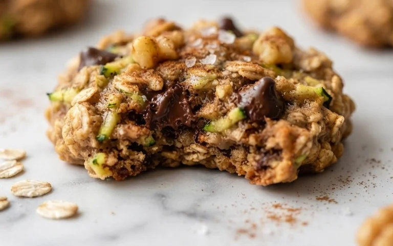 Healthy Zucchini Oatmeal Cookies
