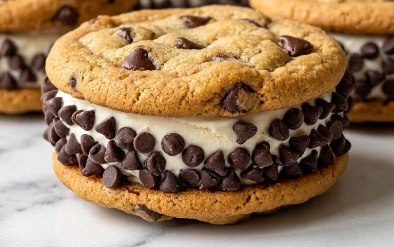 Cookie Ice Cream Sandwiches (Like a Chipwich!)