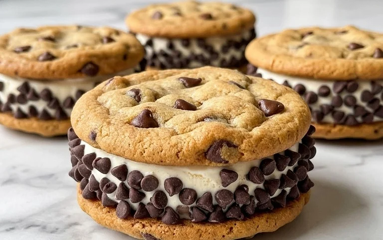 Cookie Ice Cream Sandwiches (Like a Chipwich!)