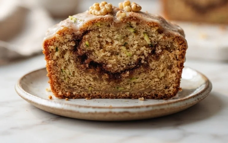 Moist and Delicious Cinnamon Swirl Zucchini Bread