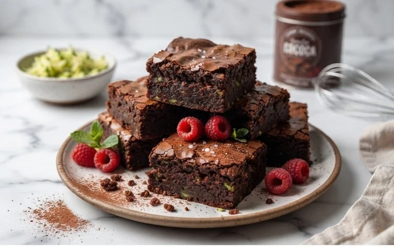 Zucchini Brownies (gluten-free, dairy-free options)