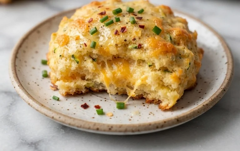 Zucchini Cheddar Biscuits
