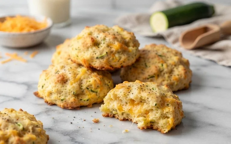 Zucchini Cheddar Biscuits