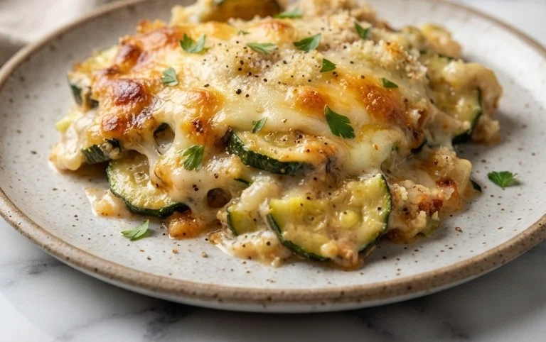 Cheesy Baked Zucchini Casserole