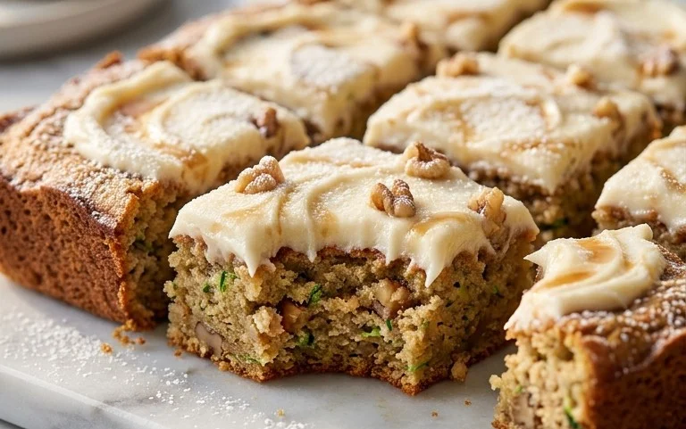 The Best Zucchini Bars
