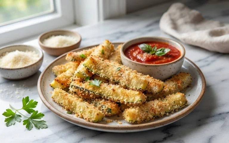 Baked Parmesan Zucchini Fries