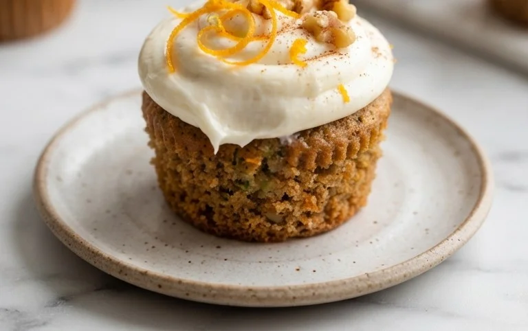 Zucchini Cupcakes with Cream Cheese Frosting