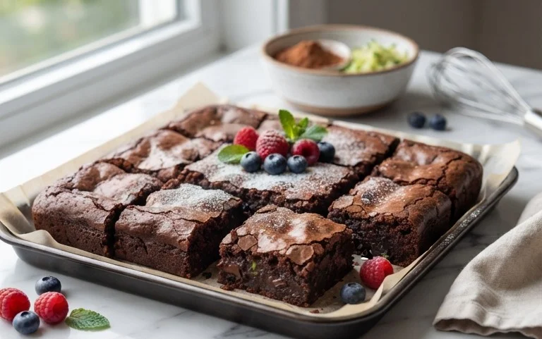 Secretly Healthy Zucchini Brownies